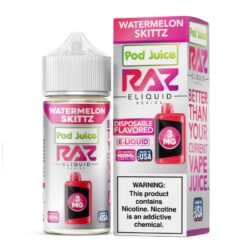 Raz Pod Juice 100ml - Watermelon Skitz, 3mg